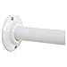 ZPC Zenith Products Corporation Zenna Home AL500W, NeverRust Aluminum Permanent Mount Shower Rod, 60 Inches, White