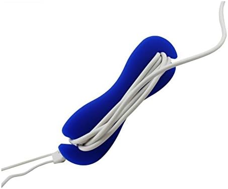 KELER Dog Bone Design Earphone Cord Cable Winder Wrap Holder (Random color)