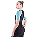 Dark Lightning 2mm Wetsuit Men's and Women's Shorty Wet Suit Premium Neoprene Kids 2mm One Piece Wet Suits Fishing, Diving,Surfing, Snorkeling,Women's XS