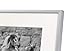 Golden State Art - 8x10 Metal Picture Frames with Mat for 5x7 Photo - Set of 4-8 x 10 Aluminum Photo Frame with Real Glass - Wall Decor or Tabletop Display - Modern Silver
