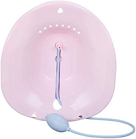 Noblik Postpartum Sitting Basin of Pregnant Women Bidet Squatting Hemorrhoids Patients Postoperative Care Basin Pink