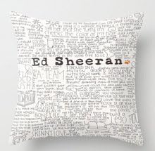 HFC Case Decorative Cotton Ed Sheeran Pattern Throw Pillow 18"x18" (One Sides)