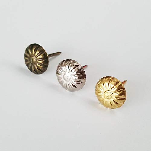 Flower Nail Jewelry Chest Wine Box Case Furniture Sofa Door Decor Tack Stud Pushpin Large Head - Thumbnail 2