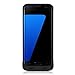 Galaxy S7 Edge Battery Case 5000mAh ,HETP Portable Charging Case for Samsung Galaxy S7 Edge Rechargeable Extended Battery Pack for S7 Edge Protective Backup Power Bank - Black