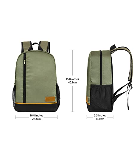 Casual Daypack, Lightweight Notebooks Bag, Durable Travel Backpack for Men and Women