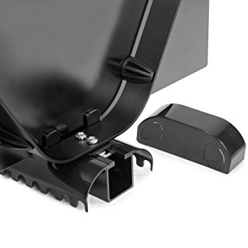 Evokem Wall Mount DVD DVR Bracket, Adjustable Dual Glass Shelf for DVD Players, Cable, Boxes, Games, Consoles and TV Accessories