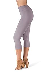 SATINA High Waisted Capri Leggings for Women
