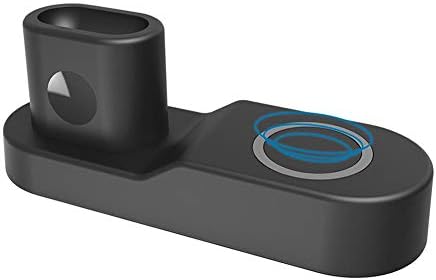 Wireless Charger Stand, 4-in-1 10W Wireless Fast Charging Smartphone Smartwatch Headphone USB Charging for Apple Watch 3 iPhone X 8 Plus