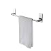 ZETA SUS304 Stainless Steel Self-adhesive 16-Inch Bathroom Kitchen Single Towel Bar Bath Wall Shelf Rack Hanging Towel Stick On Sticky Hanger Contemporary Style, Brushed Finish primary