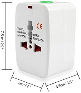 Deeirao Universal All in One Worldwide International Travel Adapter Wall Charger AC Power Plug Adapter for USA EU UK AU 150 Countries Full Copper Conductive Material (Non-USB)