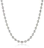 Men's Stainless Steel Bead-Chain Necklace