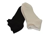 Sierra Socks Unisex Ankle Hi No Show Bamboo Seamless Toe Socks - 3 Pair Pack