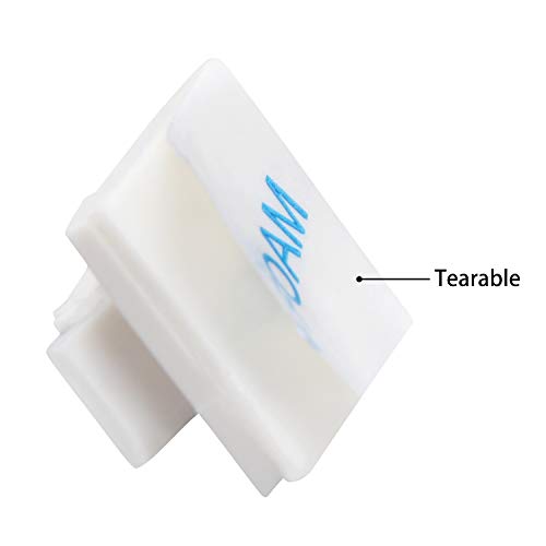 Adhesive Cable Clips, 100PCS Segarty Wire Cable Clips Adhesive Cable Clips, Wire Management Wire Cable Holder Clamps Cable Tie Holder for Car, Office and Home - Thumbnail 3