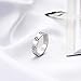 Dubeauty Love Ring Lifetime Titanium Stainless Steel Couples Wedding Engagement Anniversary Engraved Bands Silver