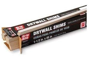 Primesource Building Products 256124 45 x 1.5 in. Drywall Shims, Pack of 100