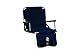 Picnic Plus Stadium Seat with Arms, Straps to Bench & Bleachers Navy
