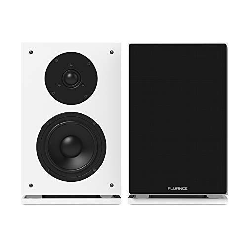 Fluance SX6WH High Definition Two-Way Bookshelf Loudspeakers - White - Thumbnail 2