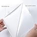 EATOP HTV Heat Transfer Vinyl, Easy to Weed Iron On Vinyl for T-Shirts 12 Inch x 10 Feet Rolls (White)