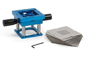 Whataval(TM) 90mm BGA Reball Rework Station w/56PCS Commonly Used Reballing Stencils Kit