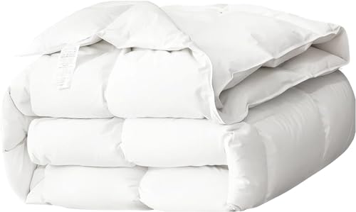 Landmark Collection Edredón/Duvet King Size Hotel de Lujo | Down Alternative/Plumón Alternativo | 100% Algodón | Todas Las Temporadas | Sensación Plumas de Ganso | Oeko-Tex