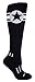 MOXY Socks Black with White American Star Performance Knee-High Socks