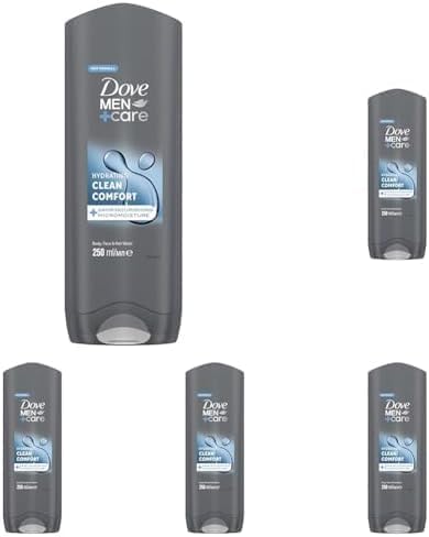 DOVE MEN + CARE CLEAN COMFORT BODYWASH 250ML (Pack of 5)