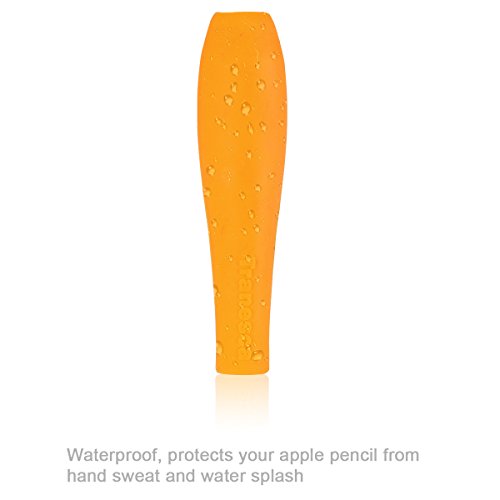 Tranesca Ergonomic grip holder for Apple Pencil-Orange(Must have apple pencil accessory) - Thumbnail 5