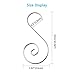 KAKOO Ornament Hooks, 100pcs Silver Christmas S-Shaped Hooks Ornament Hangers for Party Christmas Balls Christmas Tree Decoration