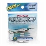 Plackers Dental Brushes, Interdental Brushes, 10 ea