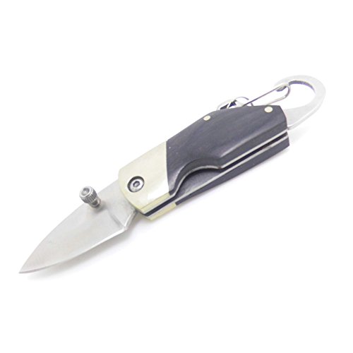 Masalong Mini Key Chain Camping Hiking Folding Pocket Knives Gear Tool Small Clasp Knife (A2)