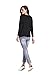 ONLYSHE Womens Casual Long Sleeve Round Neck Loose Solid Tops Tunic Blouse T-Shirt