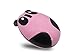 YL-VV@ Super Cute Wireless Optical Cartoon Panda Mouse Rechargeable Mini Wireless Panda Desktop Laptop Mouse Unique Novel Portable Mouse（pink）