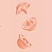 Doddle & Co. The Pop Pacifier, A Cleaner Baby Pacifier Made with 100% High Grade Silicone and Self Containing Protective Case, 2 Pack (Blush/Lime)