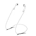 HSKJU Strap for AirPods by | Smart Accessory - Never Lose Your AirPods | Connector Wire Cable Cord for AirPods White - 22" primary