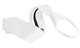 Men's Zipper Tie by Romario Manzini Neckwear Collection - White