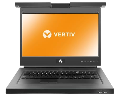 Vertiv Avocent Local Rack Access | 1U | Rack Mount | 16-Port KVM Console, TAA (LRA185KMM16D-G01), Black