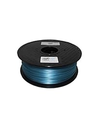 COLORME3D   Filamento para impresora 3D, color azul, 1 kg (2,2 lb), fabricado en los Estados Unidos, 0.069 in +   0.002 in, precisión glaciar, color azul