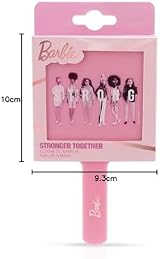 Barbie Pink Handheld Small Travel Cosmetic Mirror Character Design view 5