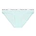 Free to Live 6 Pack Women's Logo Waist Band Cotton Bikini Panties