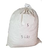 Goose Down Feather Stuffing & Fill â€“ Bulk 5lb Bag - 10/90 White Down Real Feather Mix for Filling, Repair, Restuffing Fluff to Couch Cushions, Pillows, Jackets, Bedding Products