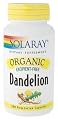 Solaray - Organic Dandelion, 100 capsules
