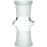 SCIENTIFIC LABORATORY SUPPLIES - 12-244 FEMALE TO FEMALE ESSENTIAL ADAPTER W/ RING 180 ASSORTED SIZES / COLORS CLEAR 14MM FEMALE TO 14MM FEMALE