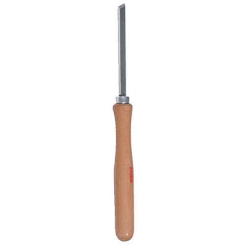 Stubai 362235 Chisel Skew with Wooden Handle, Silver/Beige, 35 mm