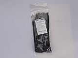 Oksdown 100 Pack Reusable Cable Ties Black 200mm x 7.6mm Heavy Duty Nylon view 2
