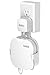 Wall Mount Holder for eero Home WiFi, The Simplest Wall Mount Holder Stand Bracket for eero Pro WiFi System Router No Messy Screws! (White(1 Pack))