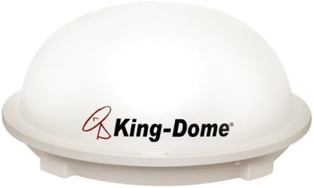 King Controls KD2000 White Low Profile Auto Satellite Antenna