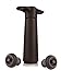The Original Vacu Vin Wine Saver with 2 Vacuum Stoppers – Brown