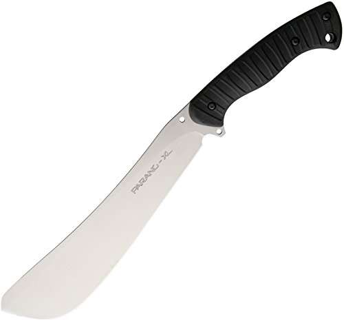 Fox Parang XL Machete, Black Handle, Plain w/Nylon Sheath