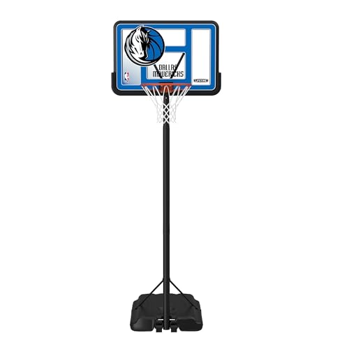 Lifetime NBA Dallas Mavericks Portable Basketball Hoop, Adjustable Height 7.5-10 Ft, 44 Inch Shatterproof Fusion Backboard, Base with Wheels Image