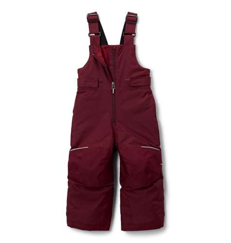 Columbia Youth Adventure Ride II Waterproof Snow Bib, Rich Wine, 2T